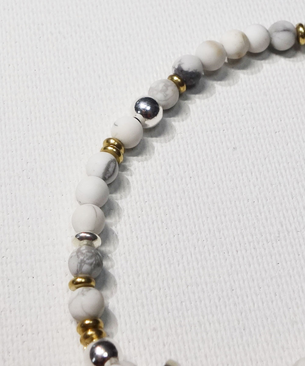 HOWLITE BRACELET（ハウライトブレスレット）｜Color-WHITE